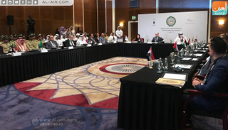 جانب من اجتماعات الأمانة العامة للجامعة العربية بدبي