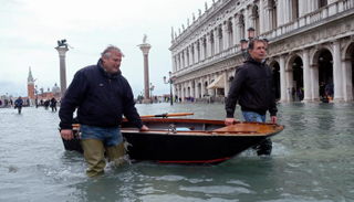 المياه غمرت 70% من مدينة البندقية الأحد