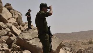 وحدات من الأمن الجزائري على الحدود - أرشيفية