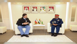 اللواء الركن طيار إسحاق صالح البلوشي يلتقي وفدا تشيكيا  