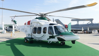 شرطة دبي تضم الطائرة العمودية AW 139 إلى أسطولها الجوي
