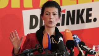 سارة فاغنكنشت، الزعيمة السابقة للكتلة البرلمانية لحزب اليسار الألماني