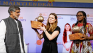 أصغر ناشطة بيئية في العالم تفوز بجائزة سلام الأطفال