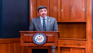 الشيخ عبدالله بن زايد آل نهيان وزير الخارجية والتعاون الدولي الإماراتي