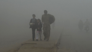 الضباب الدخاني سيستمر حتى منتصف ديسمبر