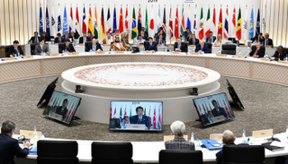 صورة من الدورة السابقة لقمة العشرين في اليابان - أرشيف