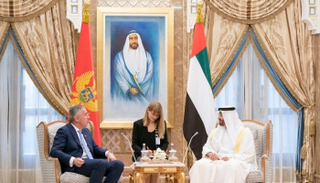 الشيخ محمد بن زايد آل نهيان وميلو جوكانوفيتش