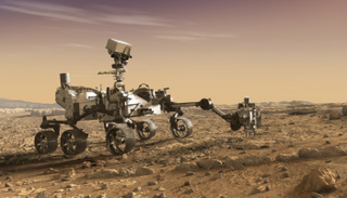 مركبة جوالة تجمع عينات صخرية