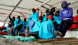 المهاجرون معظمهم من غرب ووسط أفريقيا