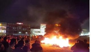 جانب من الاحتجاجات التي يشهدها العراق