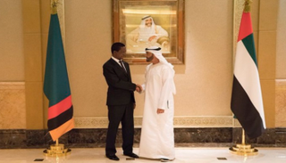 الشيخ محمد بن زايد آل نهيان وإدغار شاغوا لونغو