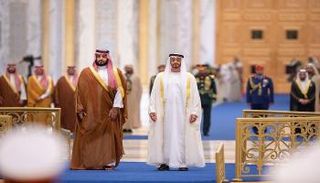 الشيخ محمد بن زايد آل نهيان والأمير محمد بن سلمان