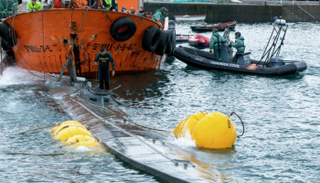 الغواصة كانت تنقل 3.3 طن من الكوكايين