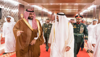 الشيخ محمد بن زايد آل نهيان يستقبل الأمير محمد بن سلمان بن عبدالعزيز 
