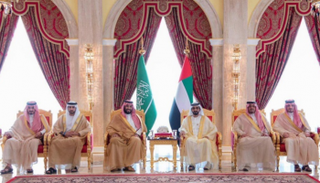 الشيخ محمد بن راشد يستقبل الأمير محمد بن سلمان