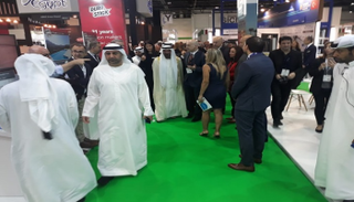 جانب من فعاليات المعرض الدولي The Big 5 Dubai