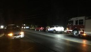 الشرطة الكندية في موقع الحادث