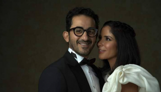 جلسة تصوير أحمد حلمي ومنى زكي 