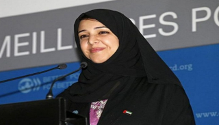 ريم الهاشمي وزيرة دولة لشؤون التعاون الدولي في الإمارات