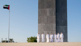 محمد بن راشد ومحمد بن زايد وحكام الإمارات بفعالية يوم الشهيد- أرشيفية