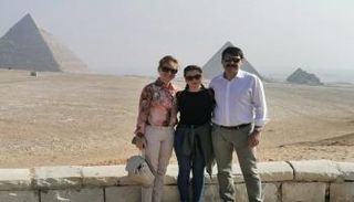 جانب من زيارة الرئيس المجري للأهرامات