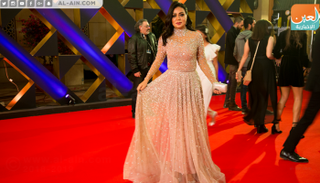 الممثلة المصرية رانيا يوسف على السجادة الحمراء