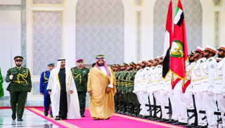 الشيخ محمد بن زايد آل نهيان والأمير محمد بن سلمان