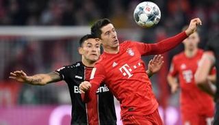 من مباراة بايرن ميونيخ وليفركوزن