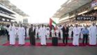 محمد بن راشد ومحمد بن زايد يشهدان سباق جائزة أبوظبي