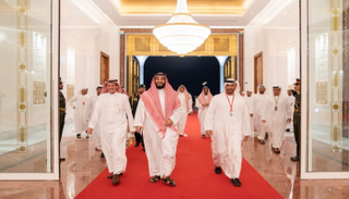 الشيخ محمد بن زايد آل نهيان يودع الأمير محمد بن سلمان