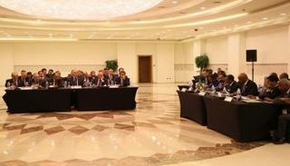 جانب من اجتماع القاهرة بشأن سد النهضة 