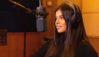 مريم عامر منيب داخل الاستوديو لتسجيل الأغنية