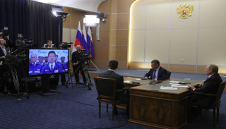 الرئيس الروسي شهد التدشين التاريخي عبر اتصال فيديو 