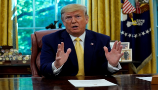 الرئيس الأمريكي دونالد ترامب