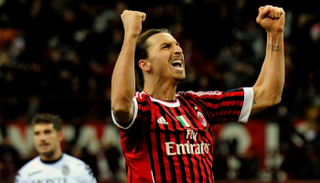 إبراهيموفيتش بقميص ميلان