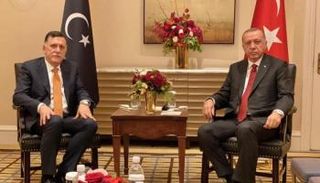 رجب طيب أردوغان وفايز السراج - أرشيفية