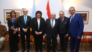 وزيرة الثقافة المصرية في حفل افتتاح مهرجان الإسكندرية المسرحي العربي