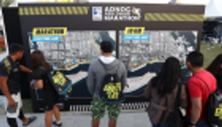 إقبال كبير على فعاليات القرية الرياضية لماراثون أدنوك أبوظبي