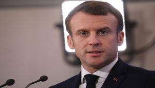 الرئيس الفرنسي إيمانويل ماكرون- أ.ف.ب