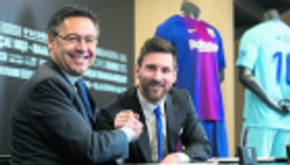 برشلونة غير قلق على مستقبل ميسي