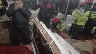 موقع الانفجار في لاهور