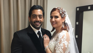 هنا شيحة وأحمد فلوكس في حفل الزواج 