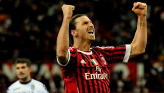 إبراهيموفيتش بقميص ميلان