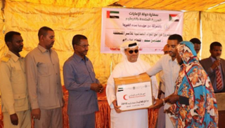 جانب من المساعدات الإماراتية للسودان - أرشيفية