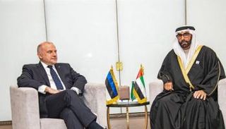 محمد بن أحمد البواردي ويوري لويك وزير دفاع إستونيا