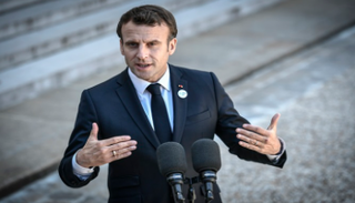 الرئيس الفرنسي إيمانويل ماكرون