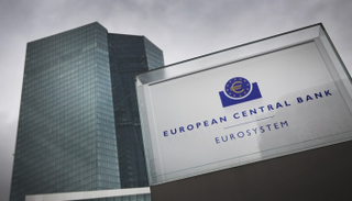 البنك المركزي الأوروبي في فرانكفورت - أ ف ب