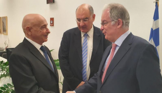 رئيسا مجلسي النواب الليبي واليوناني