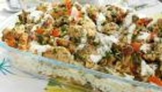 طريقة عمل الفتة اللبنانية باللحم وبالدجاج