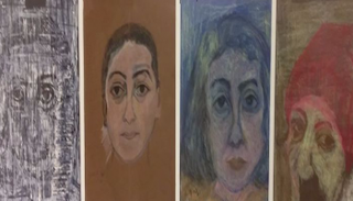 جانب من أعمال الفنانة المصرية نهلة السعدني